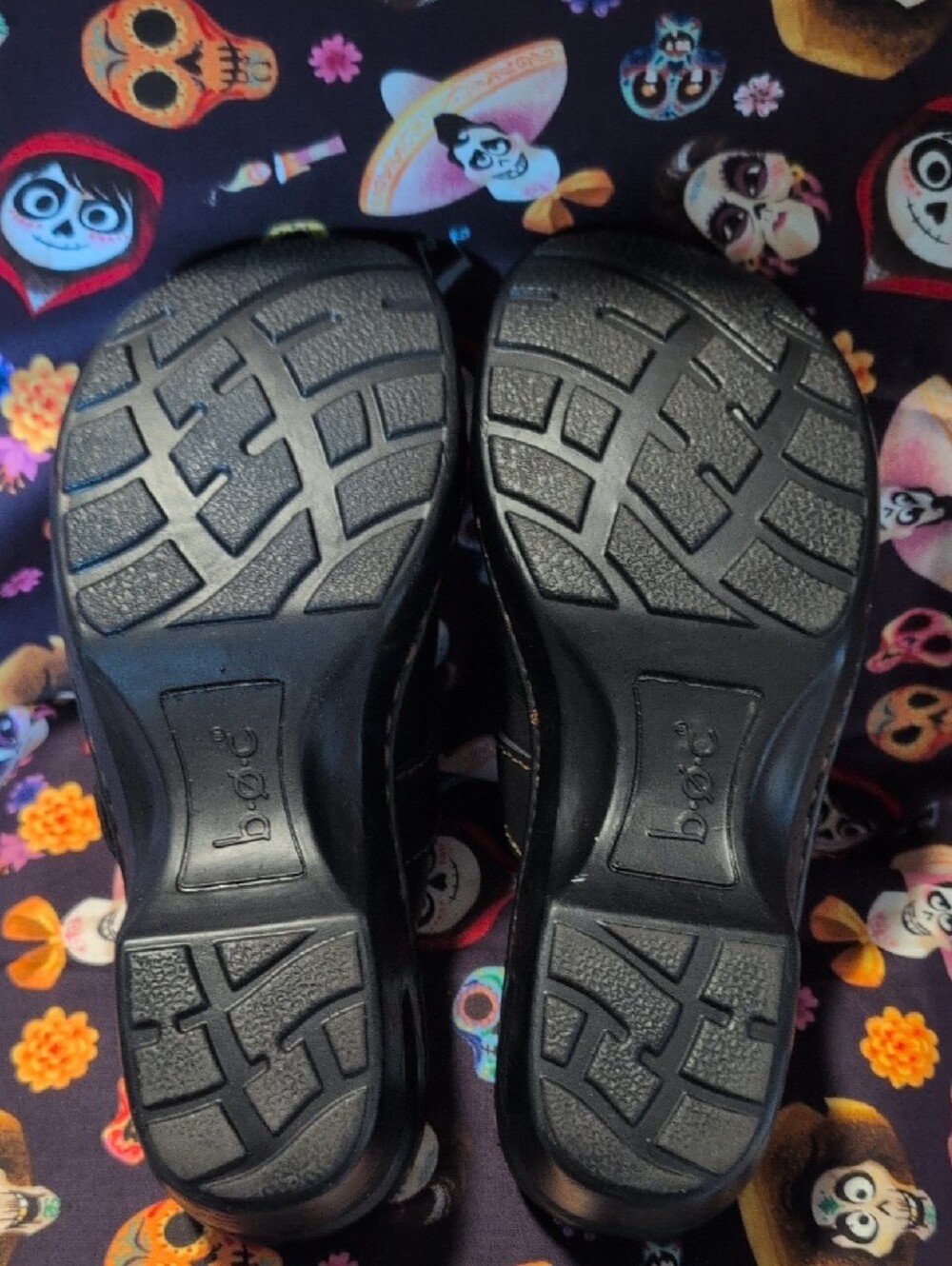 b.o.c. Ladies Brown Slip-On Clogs with Buckle Detail - Picture 7 of 8